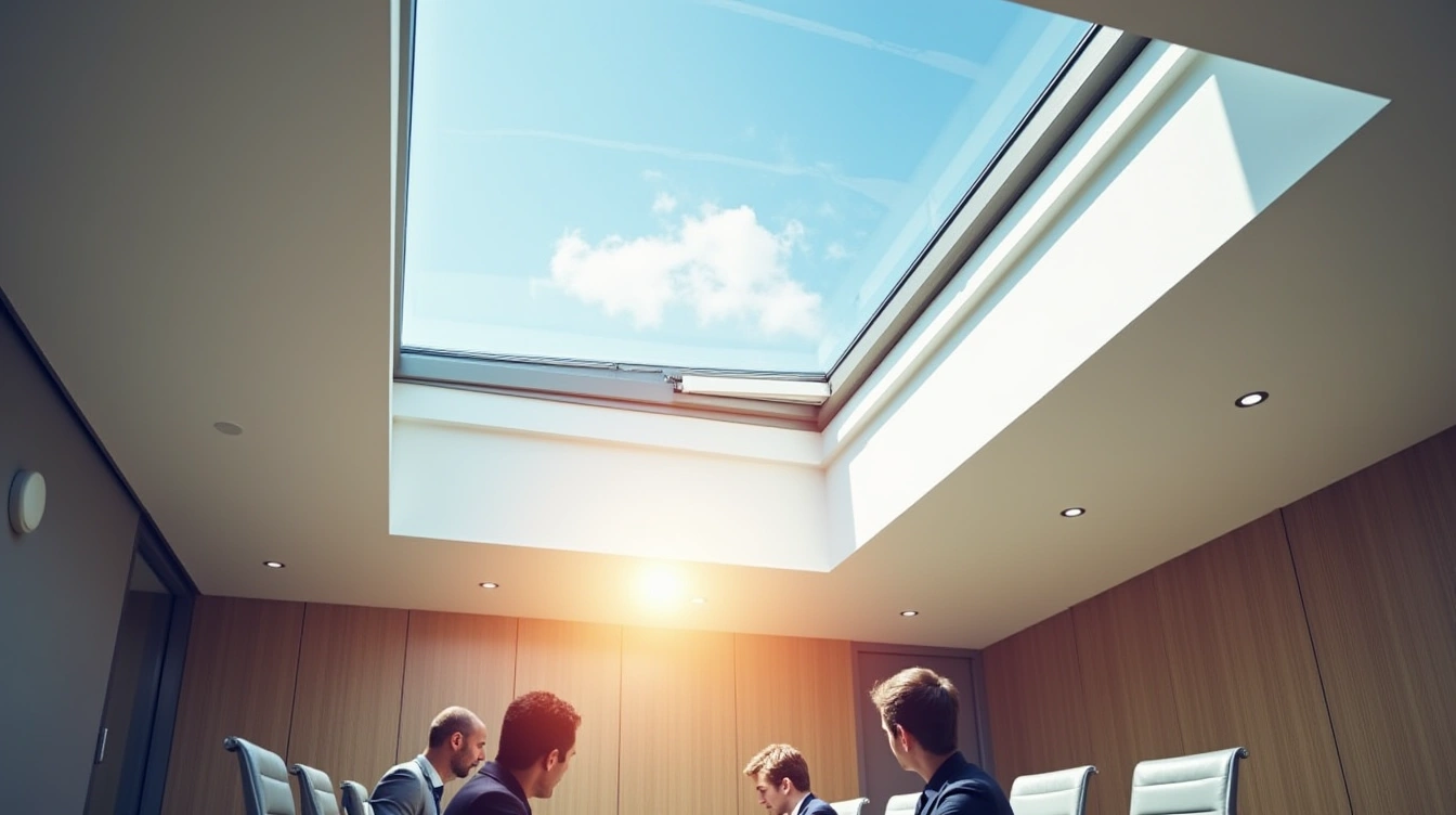 Main types of manual skylights